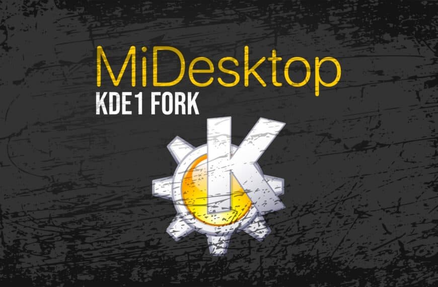 MiDesktop 1.2 Beta Brings KDE 1 Revival Closer to Daily Use