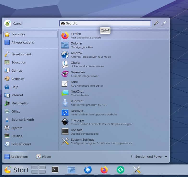 KDE's Oxygen theme