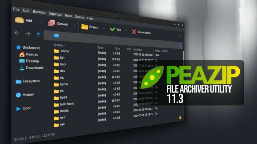 PeaZip 11.3 File Archiver Adds Safer PEA Extraction