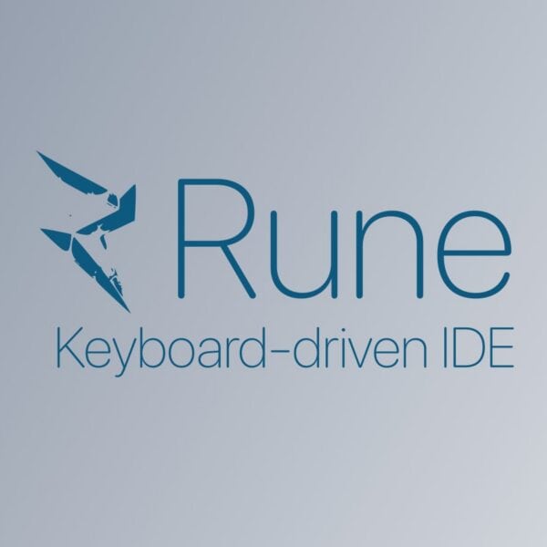 Rune Keyboard-Driven IDE Is Now Open Source Under GPLv3