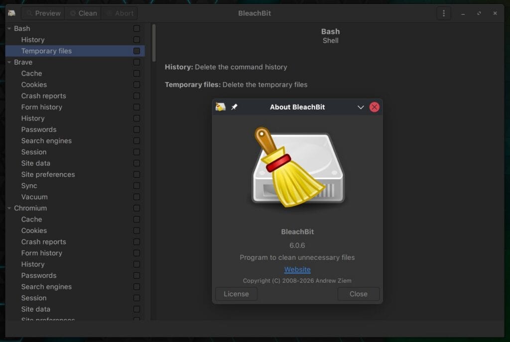 BleachBit 6.0.6