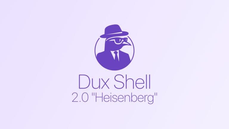 DankMaterialShell Becomes Dux Shell with Major 2.0 Release