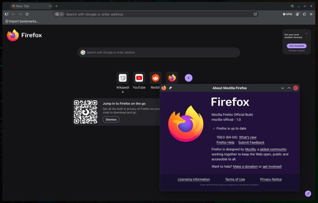 Mozilla Firefox 158