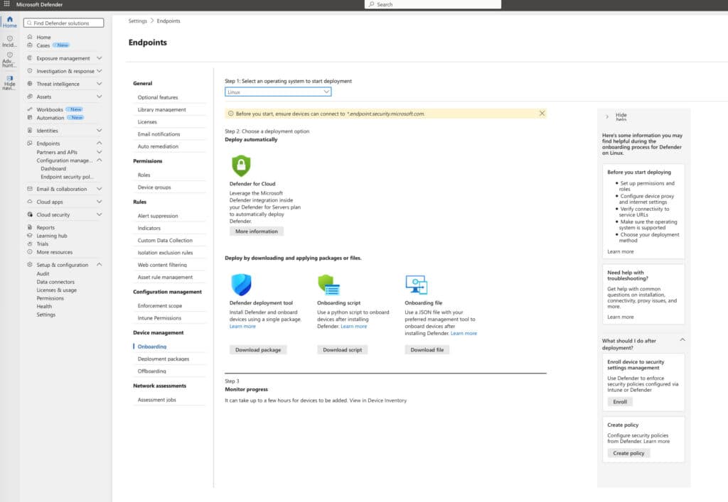 Microsoft brings Defender Antivirus to Linux desktops.