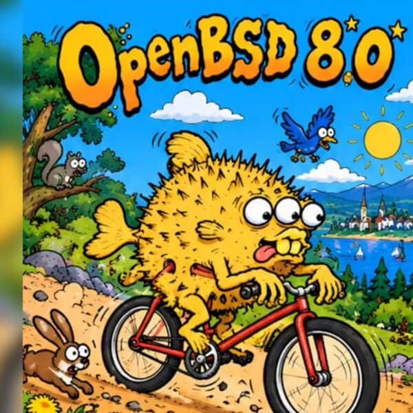 OpenBSD 8.0 is out with support for 64-vCPU virtual machines, Intel Arc graphics, ARM64 hibernation, and updated DRM drivers.
