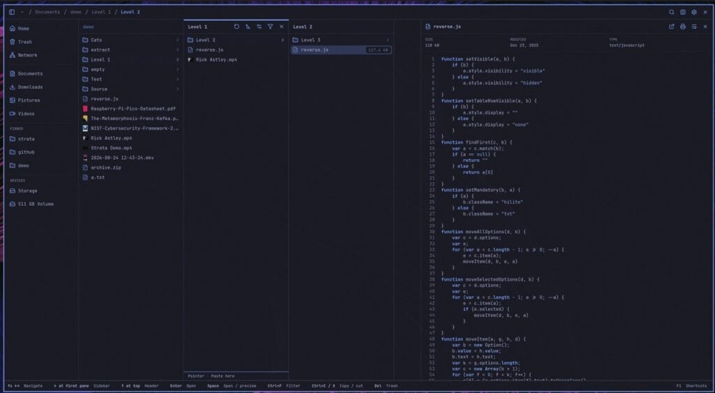 Strata 1.0 debuts as a modern Linux file manager written in Rust.