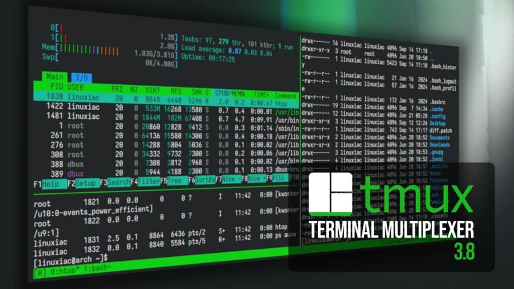 Tmux 3.8 Terminal Multiplexer Brings Floating Pane Improvements, Built-In Themes