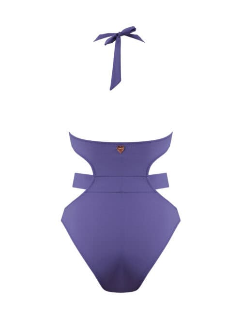 Alternative view of Caroline Blue Kids Swimsuit With Seashell Accessory
