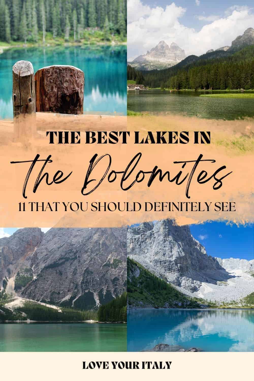 Best lakes in the Dolomites Italy | Looking for Dolomites lakes to add to your itinerary? Here's the 11 must-see ones - popular and unique! | Dolomiti lakes | 