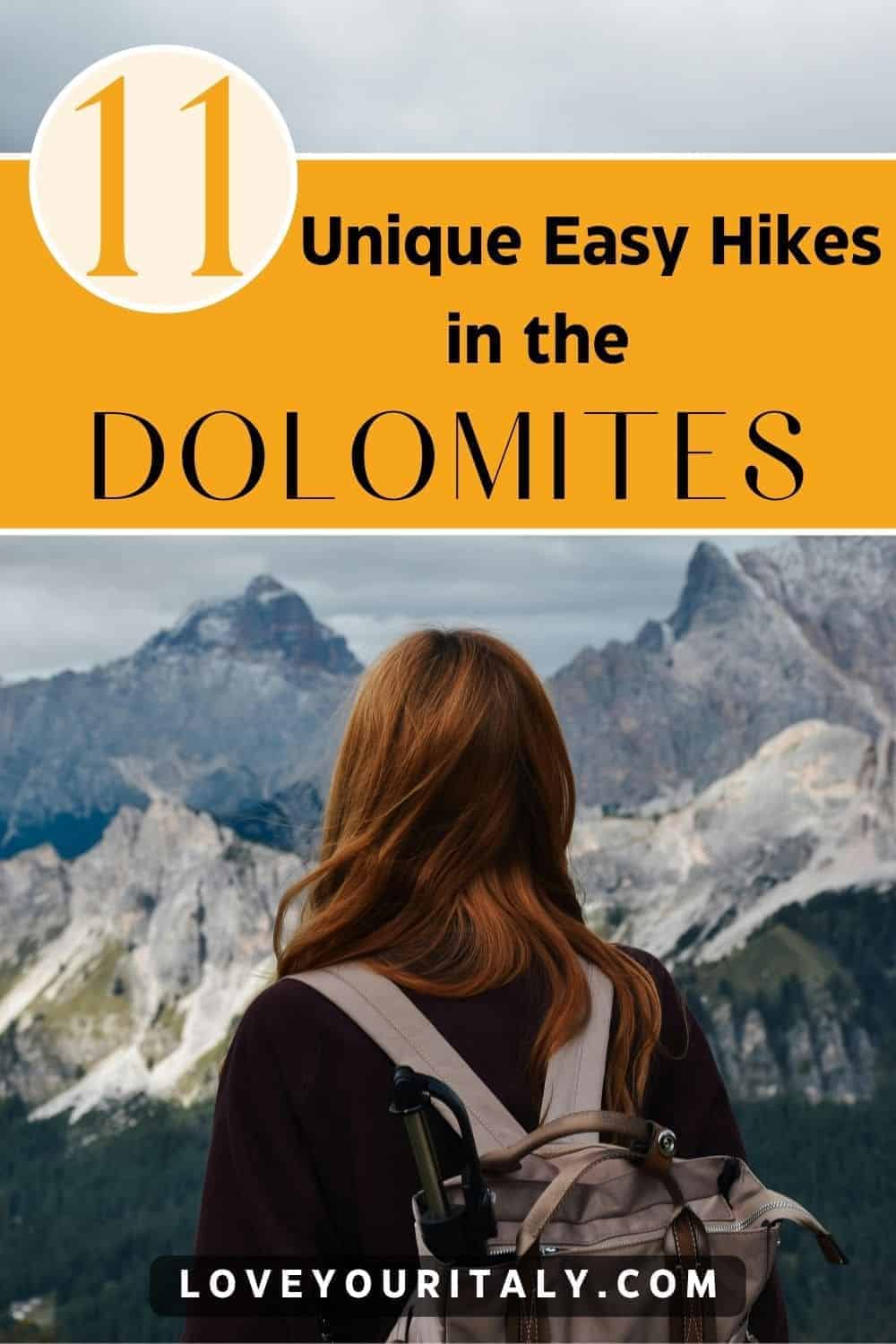 Best Easy Hikes in the Dolomites | Would still like to enjoy some magnificent views with little to no effort? Here are our favorite easy walks in the Dolomites | Hiking dolomites | dolomites italy | best hikes in the dolomites | short hikes in dolomites