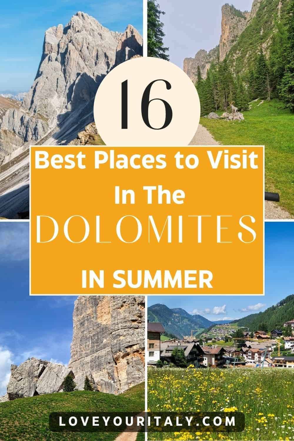 Dolomites in Summer | Are you looking for the best places to visit in the Dolomites in Summer? I've got the summer locations and activities here! | Dolomites italy photography summer | dolomites summer italy