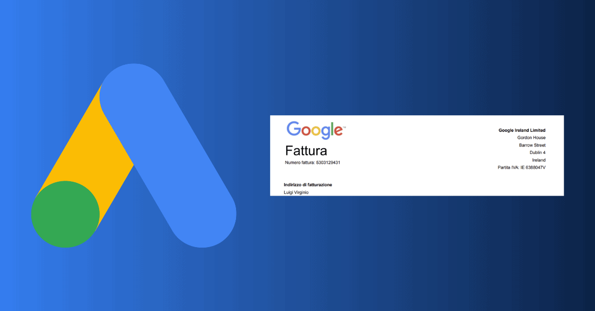 guida alle fatture google ads