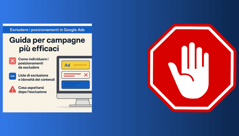 come escludere i posizionamenti su google ads