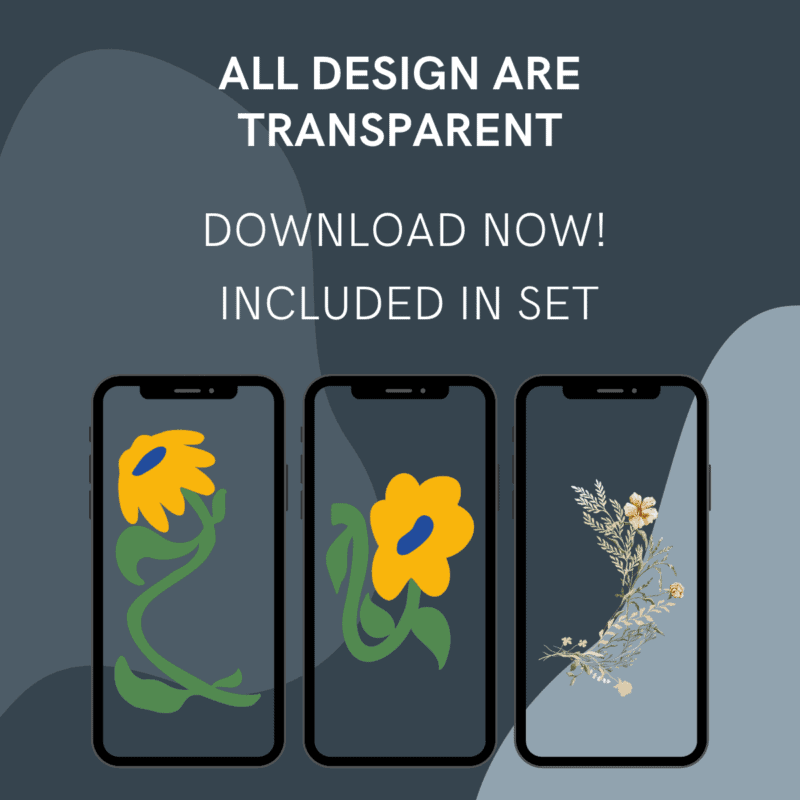 aesthetic iphone wallpapers floral set of 15-1 (2)