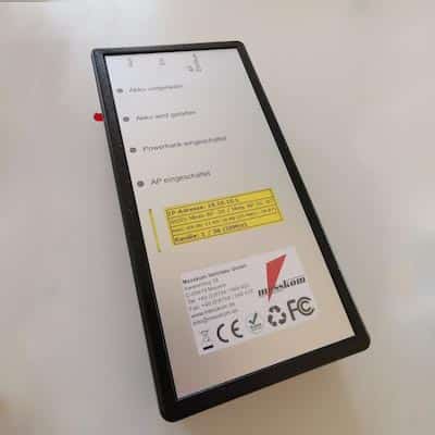 Messkom WLAN Mess-Access Point, kompakter mobiler Mess-AP mit Magnet-Befestigung und Haken