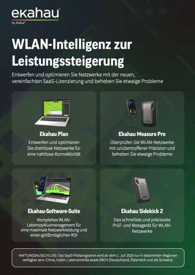 Broschüre Ekahau SaaS Lizenz, Ekahau SaaS Lizenz Broschüre