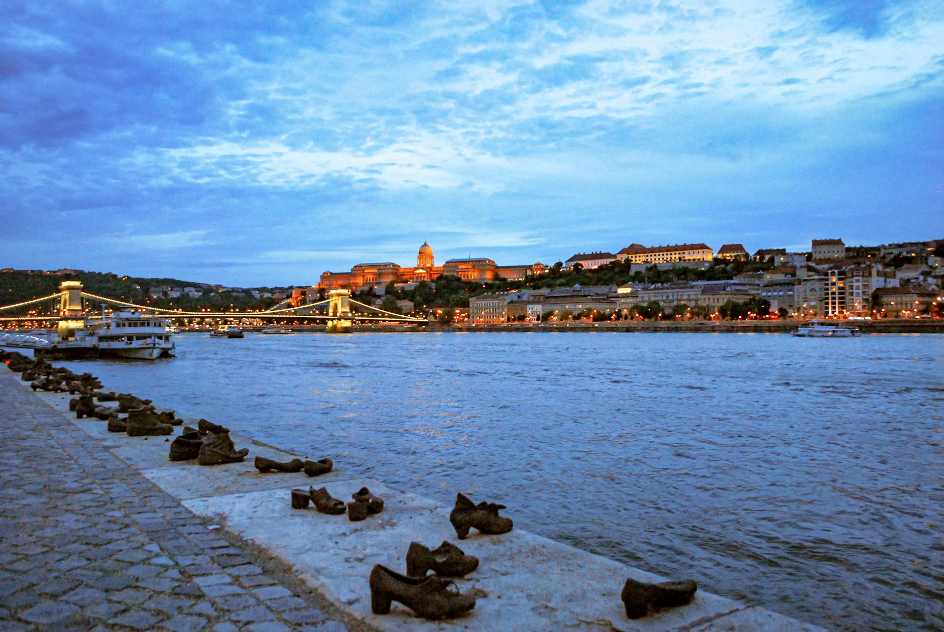 view of a river in a city