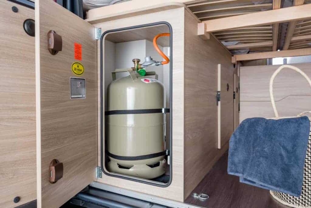 Gasflasche Wohnmobil Extras mieten bei Moon Camper Berlin