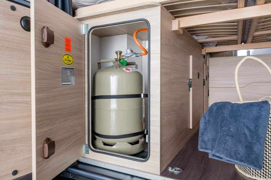 Gasflasche Wohnmobil Extras mieten bei Moon Camper Berlin