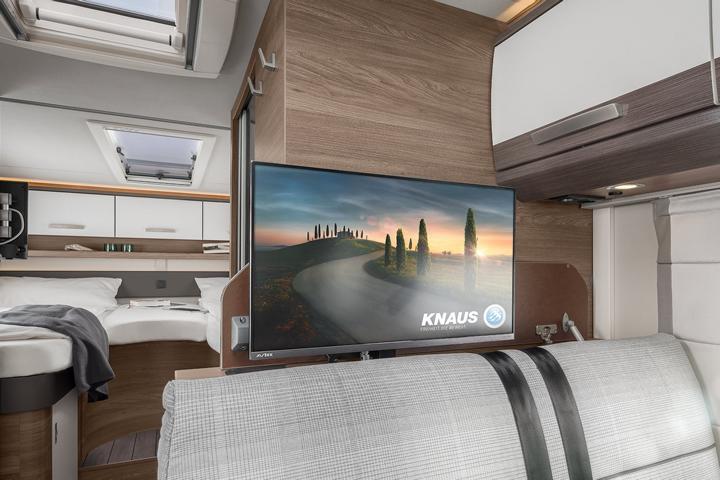 Knaus Live I 650 MEG — ausfahrbarer 24 Zoll LED-SmartTV
