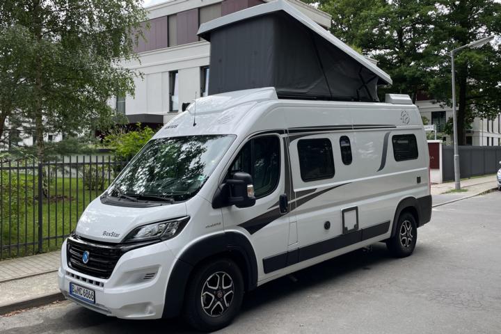 Knaus Boxstar 600 Lifetime mit Aufstelldach 2021 gebraucht kaufen in Berlin – Außenansicht – MC-0012