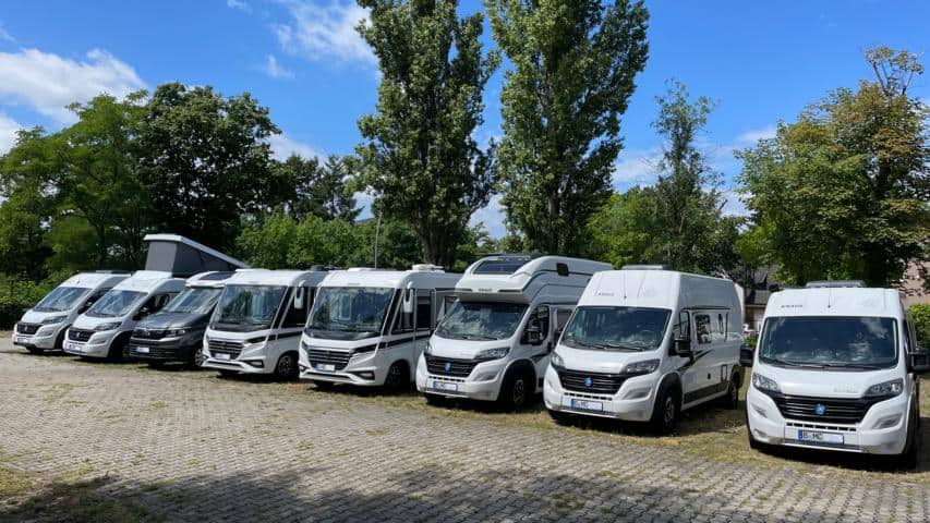 Wohnmobile von Moon Camper Berlin — Fuhrpark Übersicht