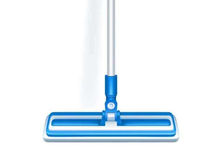 Sauberer Mikrofaser-Wischmopp für die Autopflege und Reinigung.