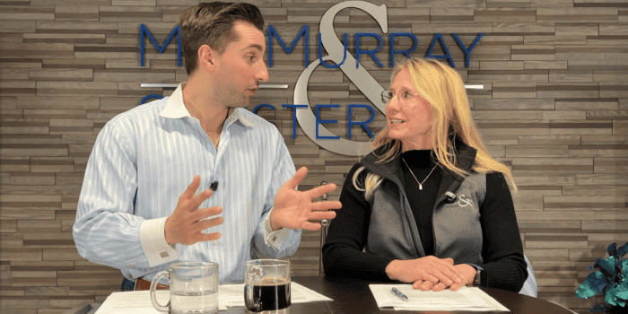 ComplianceTalk hosts discuss telemarketing, enforcement, and AI regulation at a Mac Murray & Shuster LLP studio table