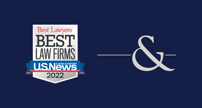 Best Law Firms U.S. News & World Report 2022