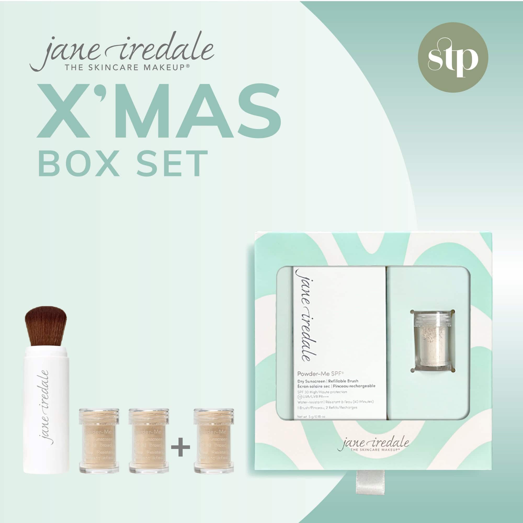Jane Iredale SPF30 防曬粉掃增量禮盒 - Image 3