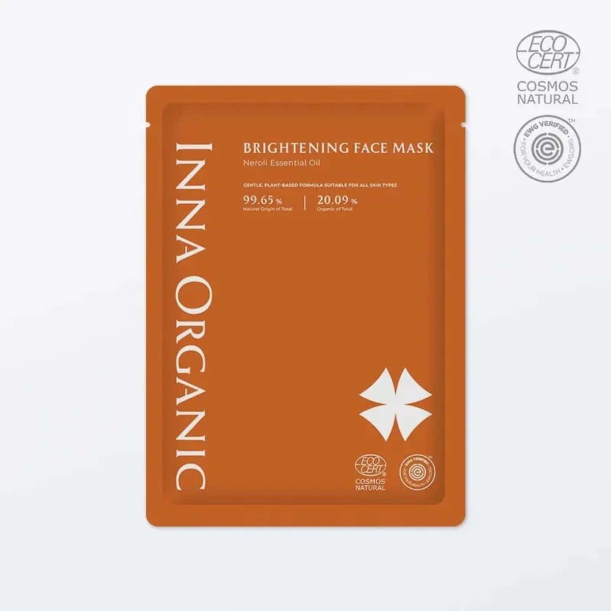 Inna Organic 童顏有機 橙花嫩白精油面膜 (新版)