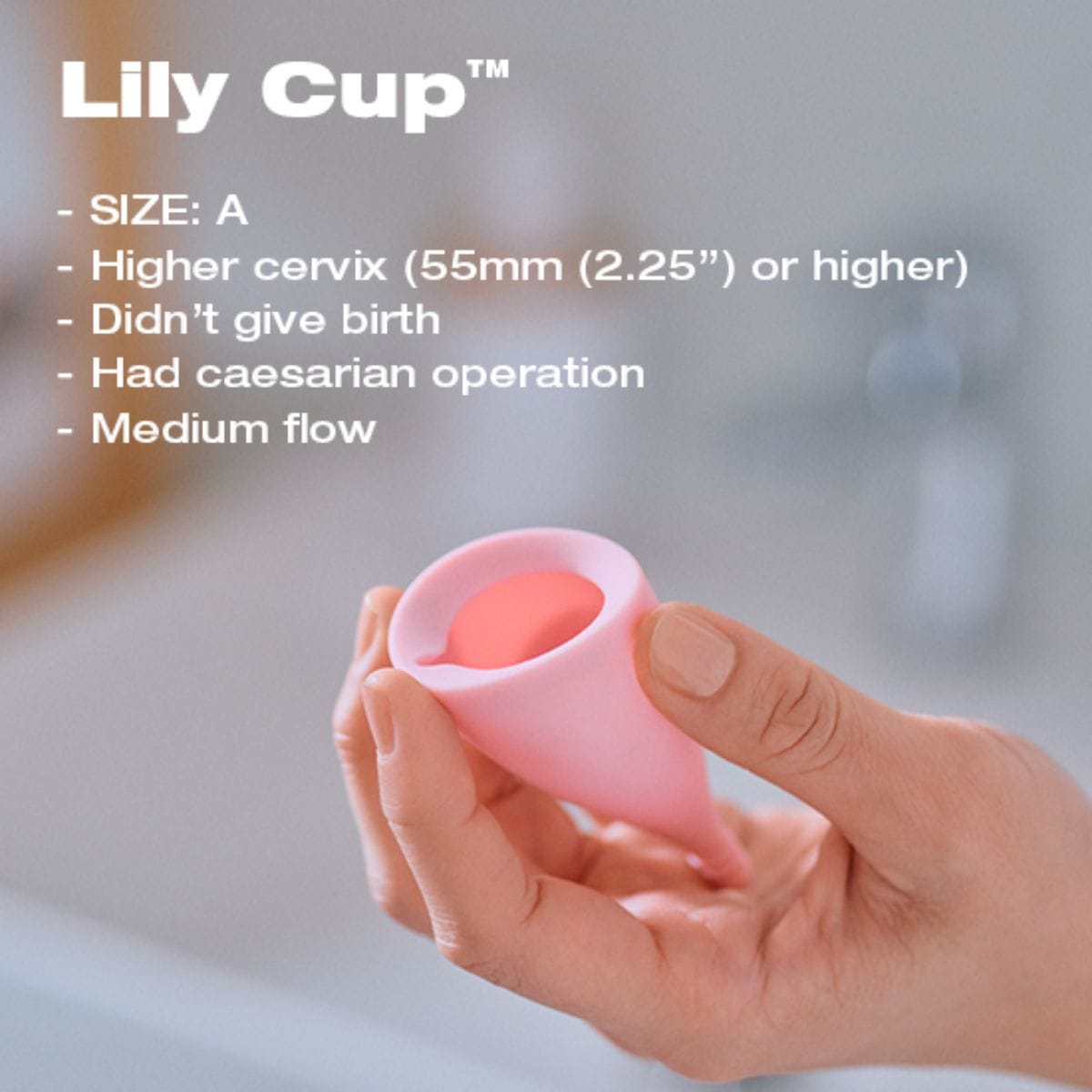 Intimina Lily Cup 月經杯 Original Size A - Image 3