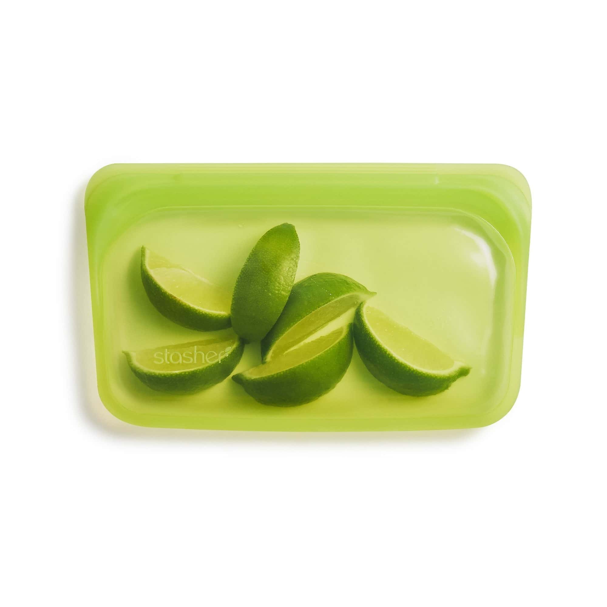 Stasher 矽膠密封袋 Snack - Lime