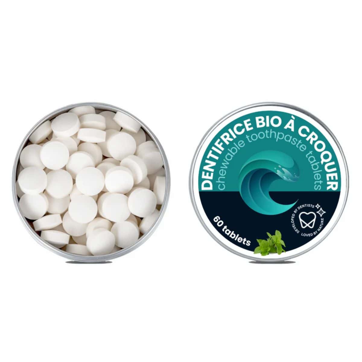 Oceansrespect 牙膏粒 60粒裝 - 薄荷味 (不含氟)
