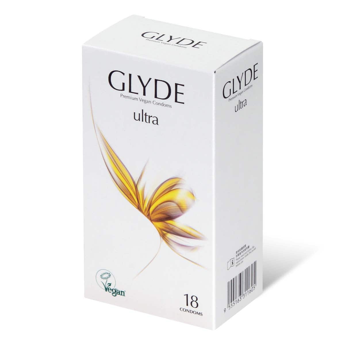 Glyde 純素乳膠安全套(18片裝) - 超薄裝 Ultra Thin