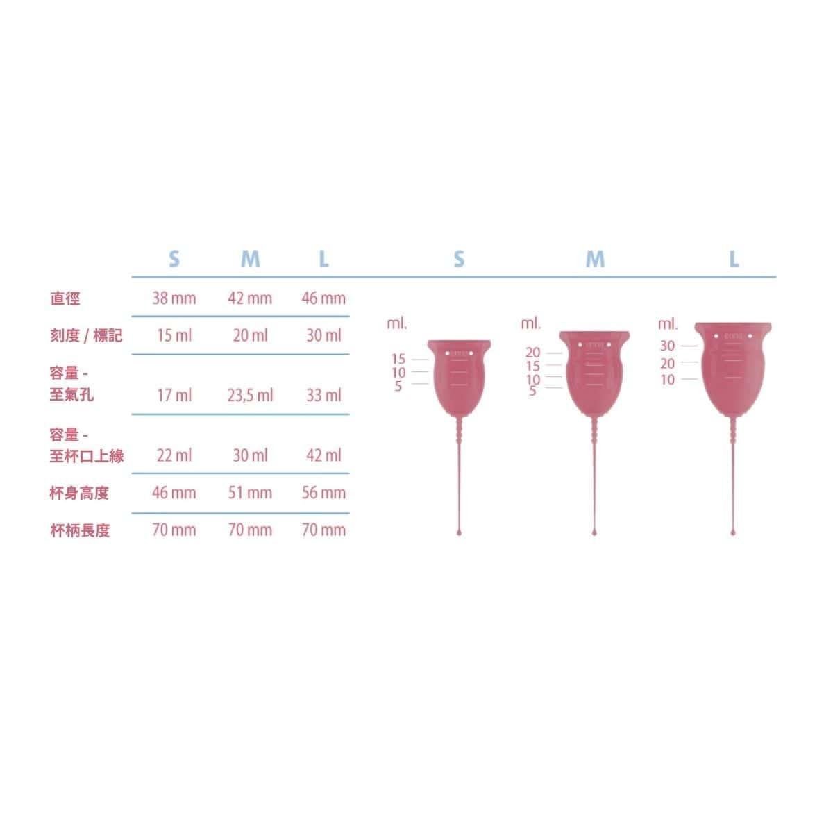 enna 月經杯新手入門套裝（1細碼 + 1細碼短款 + 消毒收納杯 + 置入器 + 潤滑液） - Image 9