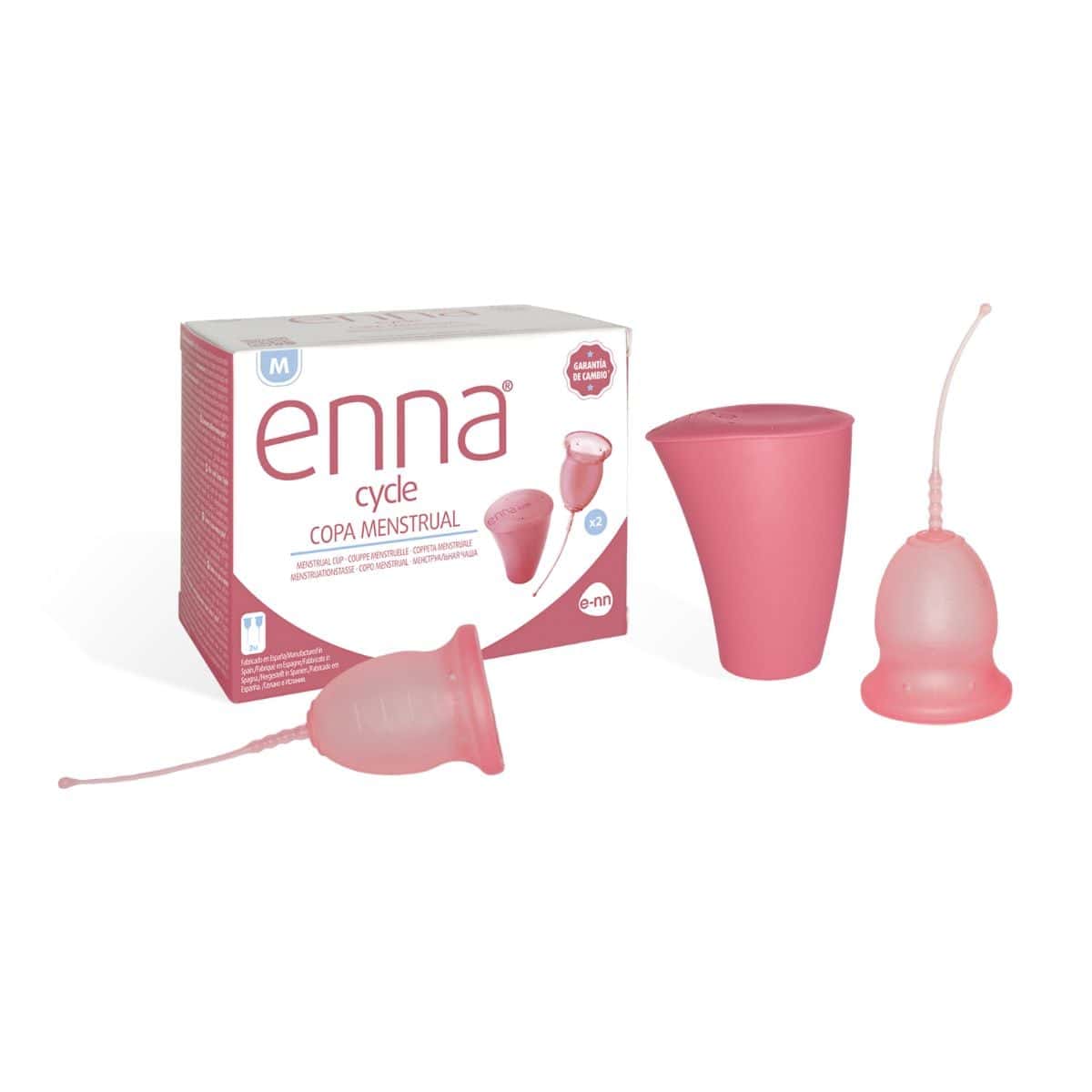enna 月經杯基本套裝（2杯 + 消毒收納杯）