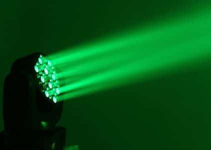 Verhuur van American DJ Inno Color Beam wash moving head disco lichteffect. Moving heads huren kan bij PartyDJ uit Aalst, Oost Vlaanderen.
