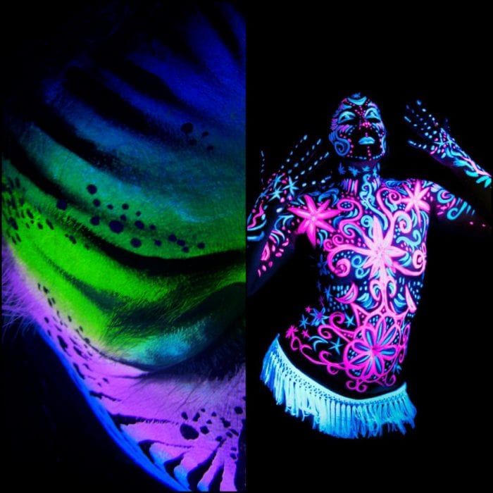 Verkoop blacklight uv bodypaint neon bodyverf te koop bij PartyDJ uit Aalst, Oost Vlaanderen