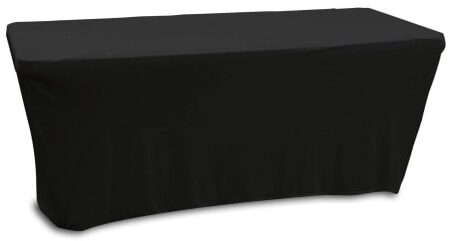 DJ Booth Huren. Grote Feesttafel te huur met stretchdoek voor DJ apparatuur. DJ tafel verhuur bij PartyDJ uit Aalst, Oost Vlaanderen.