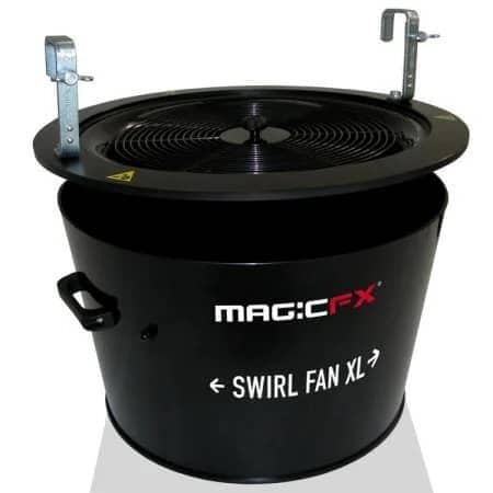 Verhuur van Magic FX Swirlfan XL. Confetti douche huren kan bij PartyDJ uit Aalst, Oost Vlaanderen.