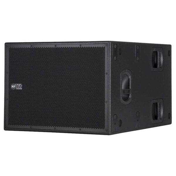 Verhuur RCF TTS18A professionele baskasten voor PA. Actieve geluidsversterking baskist met subwoofer huren kan bij PartyDJ te Aalst, Oost Vlaanderen.