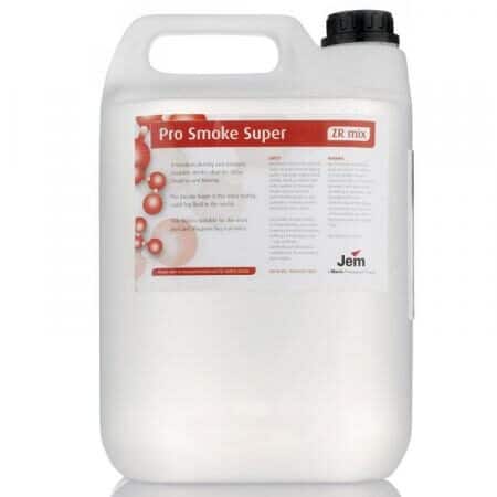 JEM Pro Smoke Super Fluid 5L ZR-Mix rookvloeistof kopen bij PartyDJ uit Aalst, Oost Vlaanderen. JEM Pro Fog Fluid.