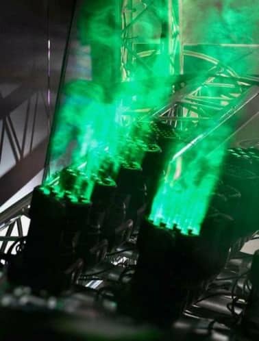 Verhuur van American DJ Inno Color Beam wash moving head disco lichteffect. Moving heads huren kan bij PartyDJ uit Aalst, Oost Vlaanderen.