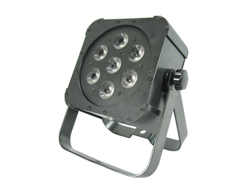 Verhuur van American DJ Flat Par Tri 7 Spot. LED Pars huren kan bij PartyDJ uit Aalst, Oost Vlaanderen.