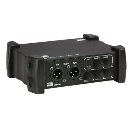 Kleine mixer te huur. DAP Pro AMM-401 klein mengpaneeltje te huur. Verhuur van mini mengtafel bij PartyDJ uit Aalst, Oost Vlaanderen.
