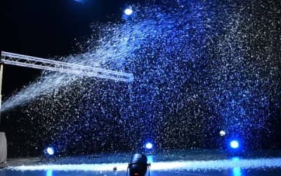 Sneeuwkanon te huur voor buiten gebruik. Verhuur van MBN SC-470 Snow Cannon sneeuw kanon te huur bij PartyDJ uit Aalst, Oost Vlaanderen.
