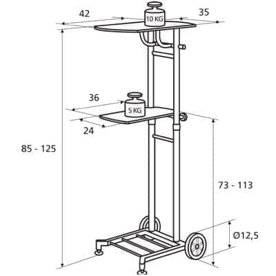 Verhuur van Projecta Stand Master. Projectie tafel huren voor je projector doe je bij PartyDJ in Aalst, Oost-Vlaanderen.