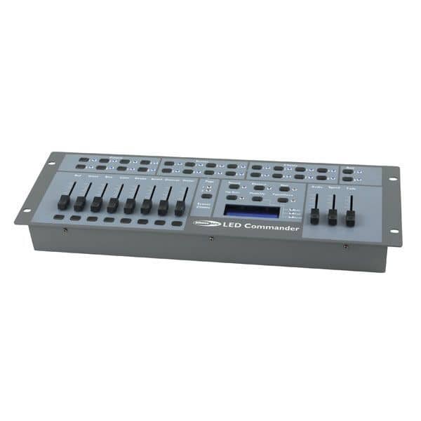 Verhuur van Showtec LED Commander lichtsturing. Controller voor LED schijnwerpers huren kan bij PartyDJ uit Aalst, Oost Vlaanderen.