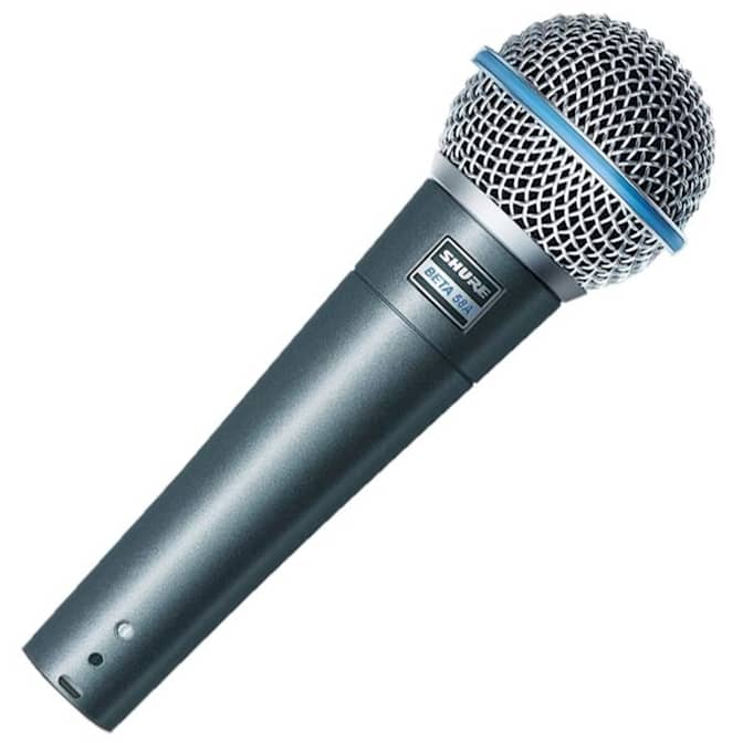Shure Beta 58a Dynamische Zangmicrofoon Huren » Verhuur van Shure Beta 58a Microfoon Voor Zang & Spraak